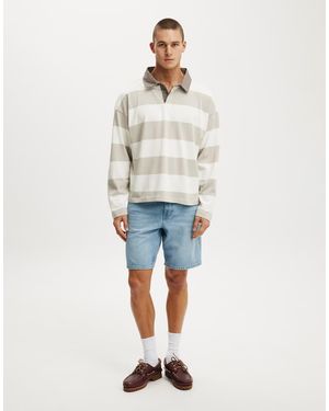Cotton On Loose Straight Denim Short - Blue