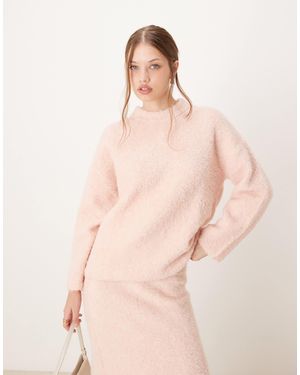 River Island – superflauschiger pullover - Pink