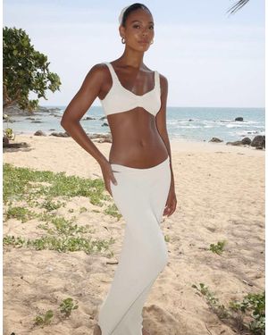 Moda Minx Scrunch Long Skirt - Metallic