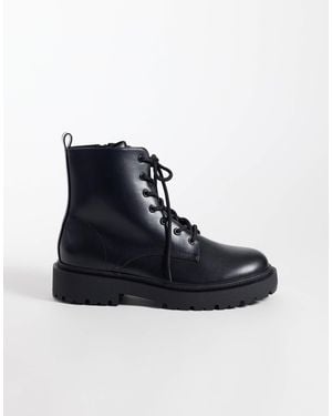 ASOS Schnürstiefel mit grober sohle - Blau