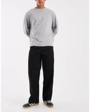 Levi's Lockere, plissierte workwear-chino - Grau
