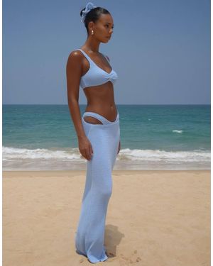 Moda Minx Scrunch Long Skirt - Blue
