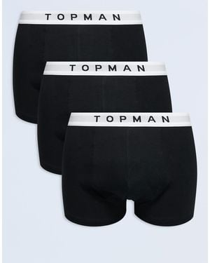 TOPMAN 3 Pack Trunk - Black