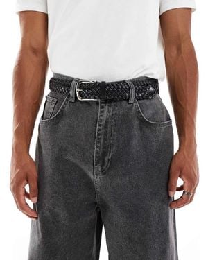 ASOS Woven Western Belt - Black