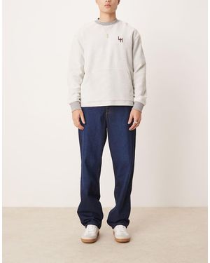 ASOS Vaqueros Azul Oscuro Lavado Holgados De