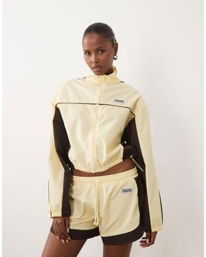 ASOS Weekend Collective Co-ord Track Jacket - Natural