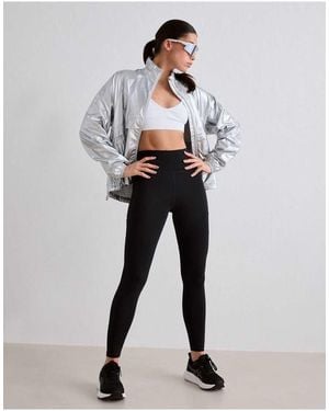 Aim'n Mallas Negras Para Correr - Blanco