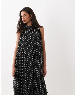 Jdy Halterneck Midi Dress - Blue