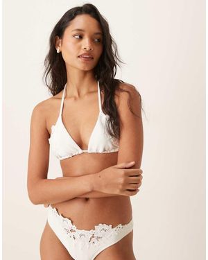 For Love & Lemons Lelani Bikini Top - Natural