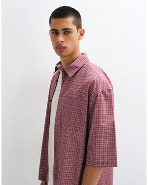 ASOS Kariertes oversize-hemd - Lila