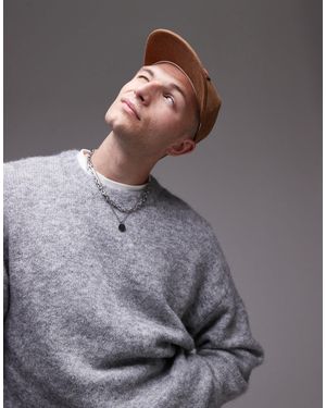 TOPMAN Relaxed Fit Jumper - Grey