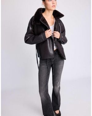 Stradivarius Jacke - Schwarz