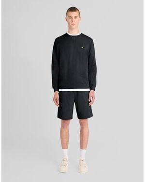 Lyle & Scott Mid Bottoms Sweatshort - Black