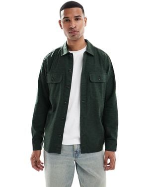 Jack & Jones Brushed Overshirt - Green