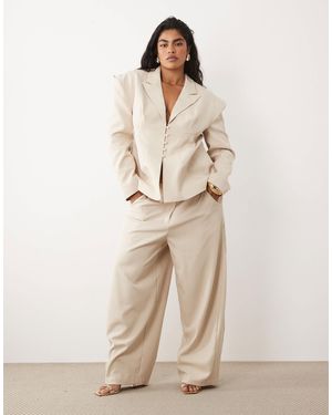 ASOS Curve – elegante hose - Natur