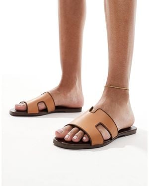 schuh Tandra Flat Sandals - Brown