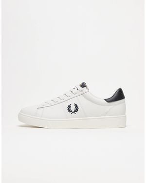 Fred Perry Spencer - baskets unisexes en cuir - Neutre