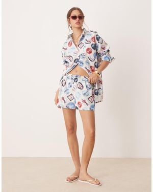 Miss Selfridge Shorts Co-ord - Multicolour
