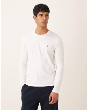 Polo Ralph Lauren Cotton Jersey Lounge Long Sleeve T-shirt - White