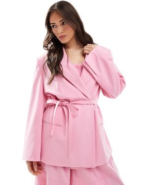 ASOS – eleganter oversize-blazer - Pink