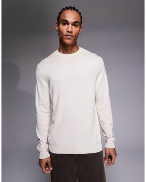 River Island Long Sleeved Crew Neck Jumper - Grey