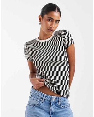 Gap Cotton Crew T-Shirt - Grey