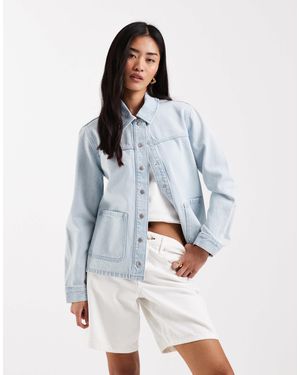 New Look Denim Shacket - Blue