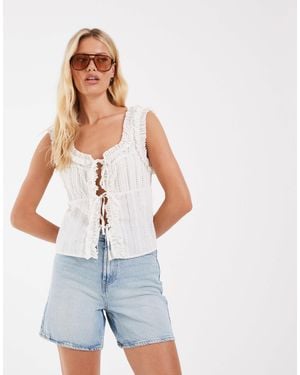 Object Camisole-top - Blau