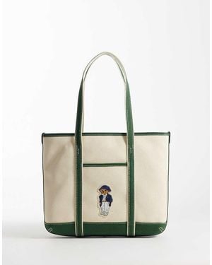 Polo Ralph Lauren Bear Tote Bag - Natural