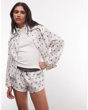 ASOS Weekend Collective Co-ord Nylon Runner Short With Woven Label - Multicolour
