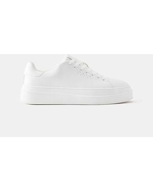 Pull&Bear Casual Chunky Trainers - White