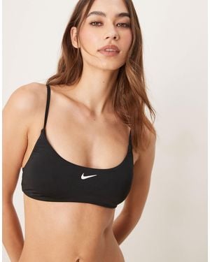 Nike Nike – essential – bustier-bikinioberteil - Schwarz