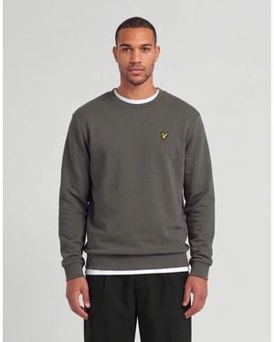 Lyle & Scott Mid Layers Sports Loopback Crew Neck - Grey