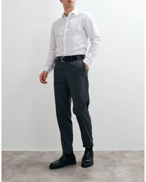 Mango Rechte Pantalon Co-Ord Set - Grijs