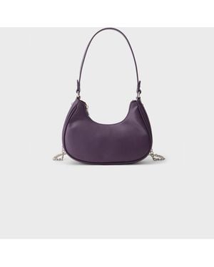 Stradivarius Halbmond-schultertasche - Weiß