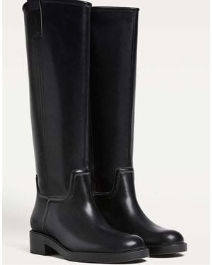 Stradivarius Knee High Riding Boots - Black