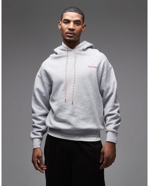 No Problemo Mini Logo Hoodie - Grey