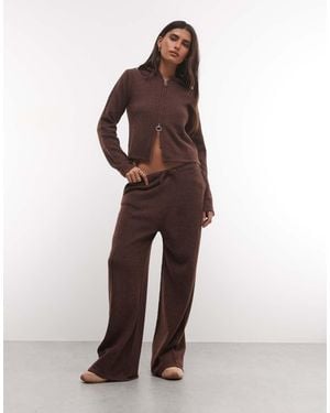 Collusion Knitted Joggers - Brown