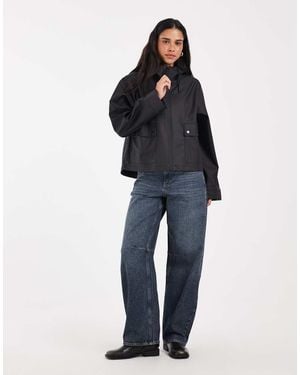 ONLY Regenjas Met Capuchon - Blauw