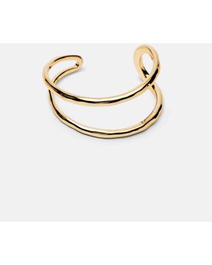Pull&Bear – unregelmäßig geformter armreif - Weiß