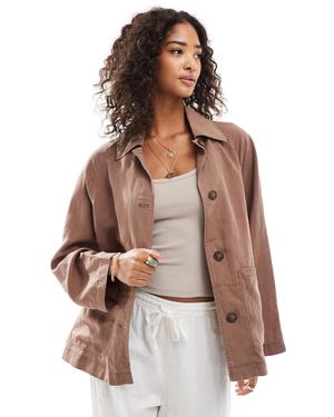 Stradivarius Overshirt - Brown