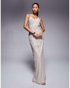 Beauut Sequin Cami Maxi Dress - Grey
