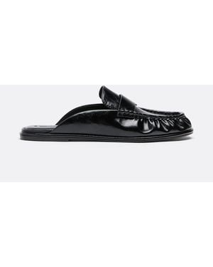 Stradivarius Loafer mit lederoptik - Weiß