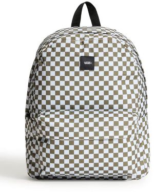 Vans Old Skool Check Backpack - White