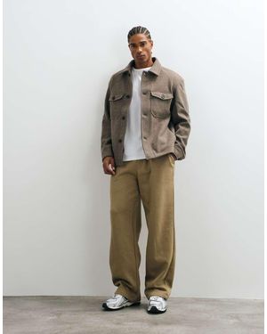 ASOS Essentials Wide jogger - Brown
