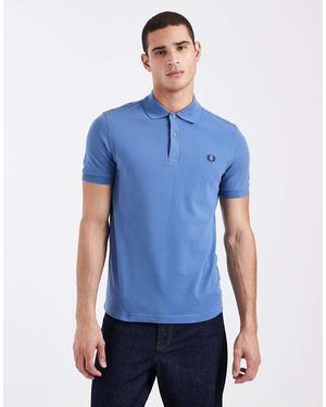 Fred Perry Logo Polo Shirt - Blue