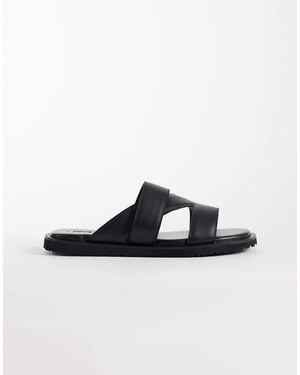 ASOS Cross Over Sandals - Black