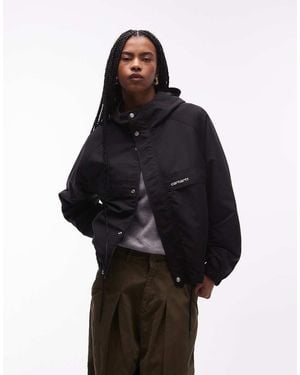 Carhartt Iwan Hooded Water Repellent Jacket - Black