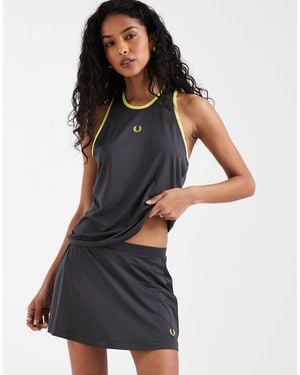 Fred Perry Tennis Logo Mini Skort - Grey