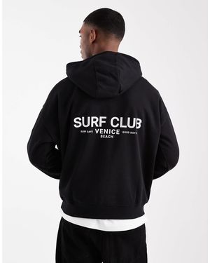 Threadbare – relaxed-fit-kapuzenpullover - Schwarz
